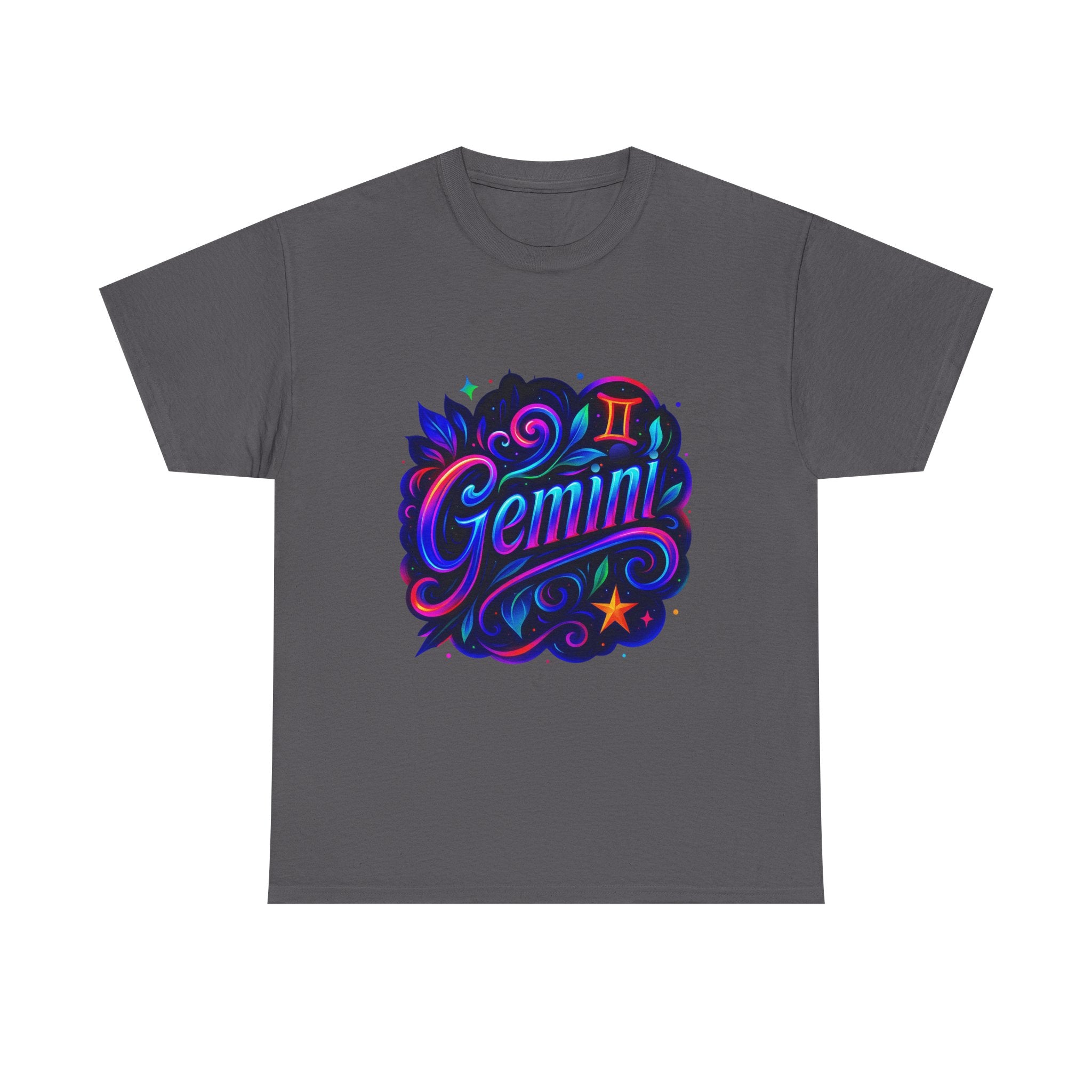 Neon Gemini Zodiac Tee
