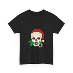 Candy Cane Skull Graphic Tee