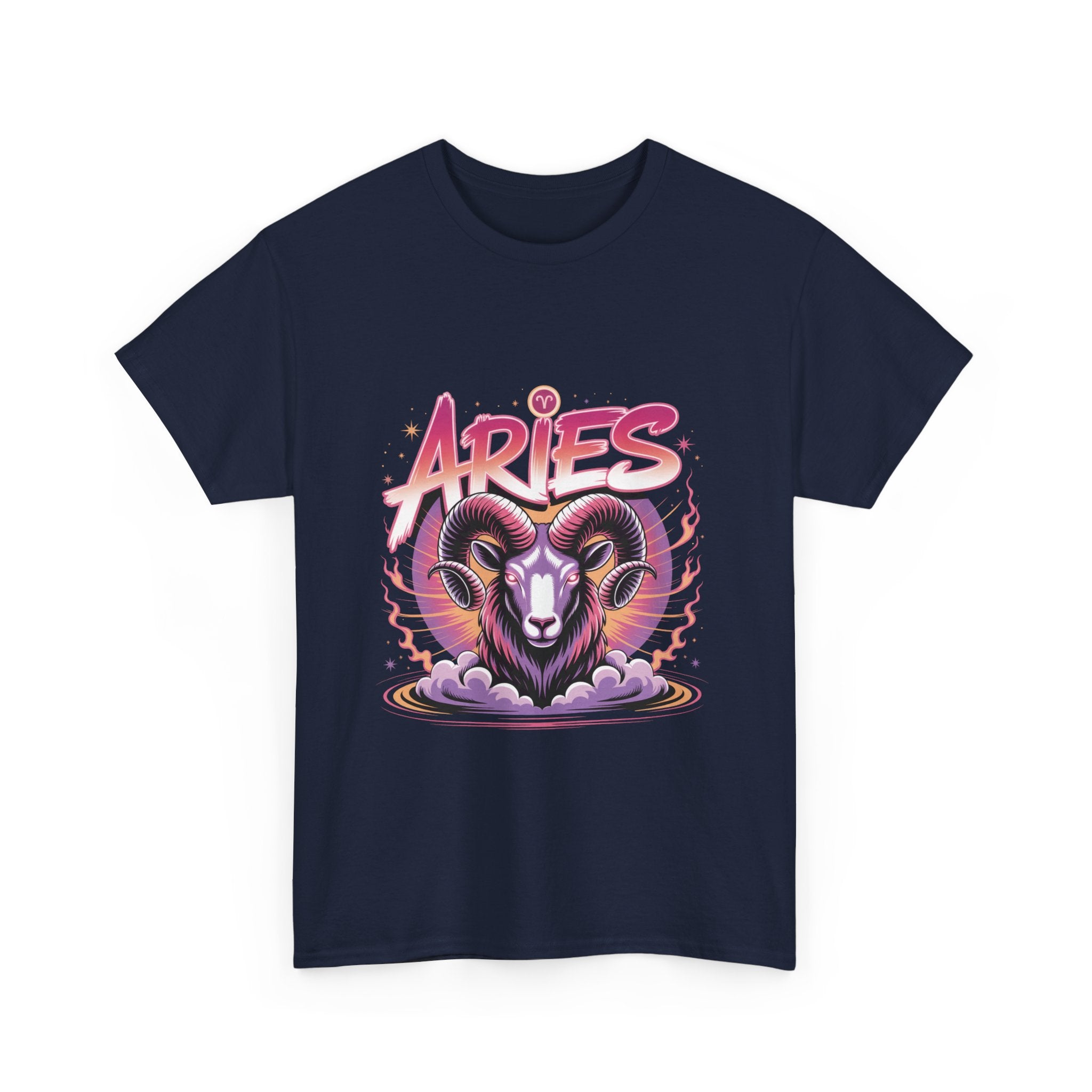 Neon Aries Zodiac Tee