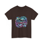 Neon Pisces Zodiac Tee