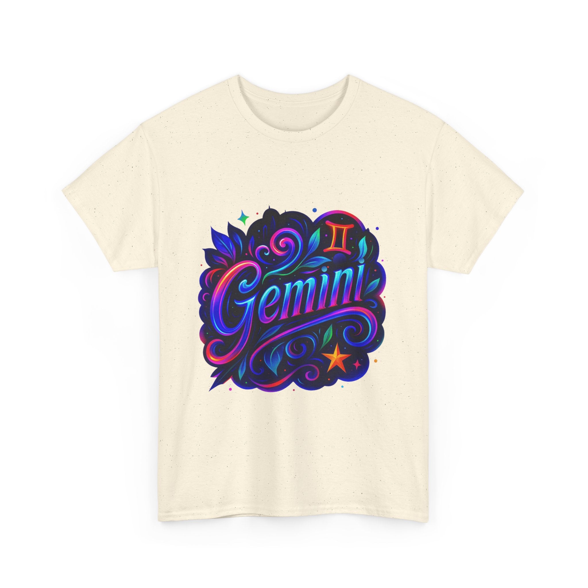 Neon Gemini Zodiac Tee