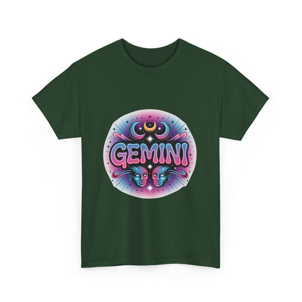 Neon Gemini Zodiac Tee