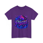 Neon Pisces Zodiac Tee