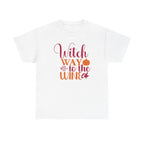 Witch Way To The Wine Halloween Tee