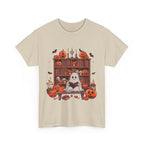 Ghost Book Reader, Reading Book lover Halloween T-Shirt