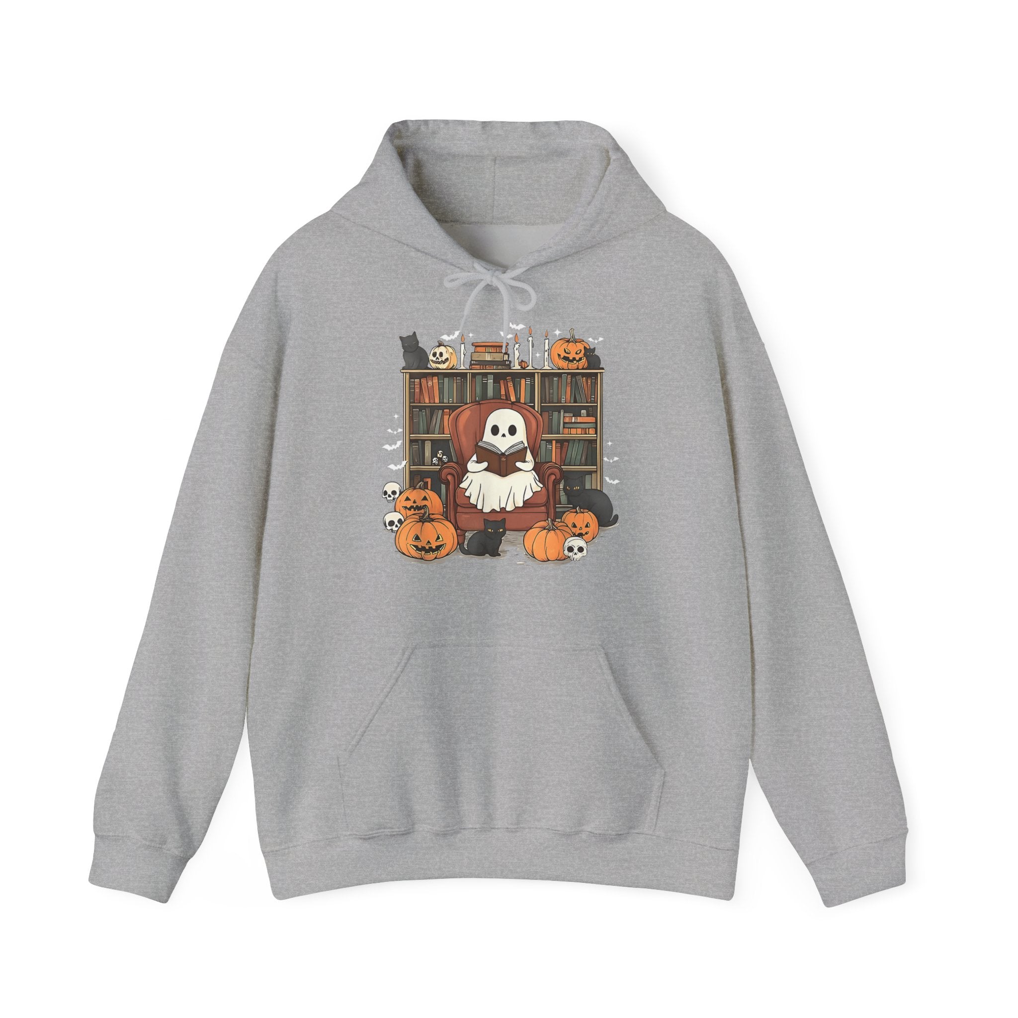 Ghost Library Halloween Hoodie