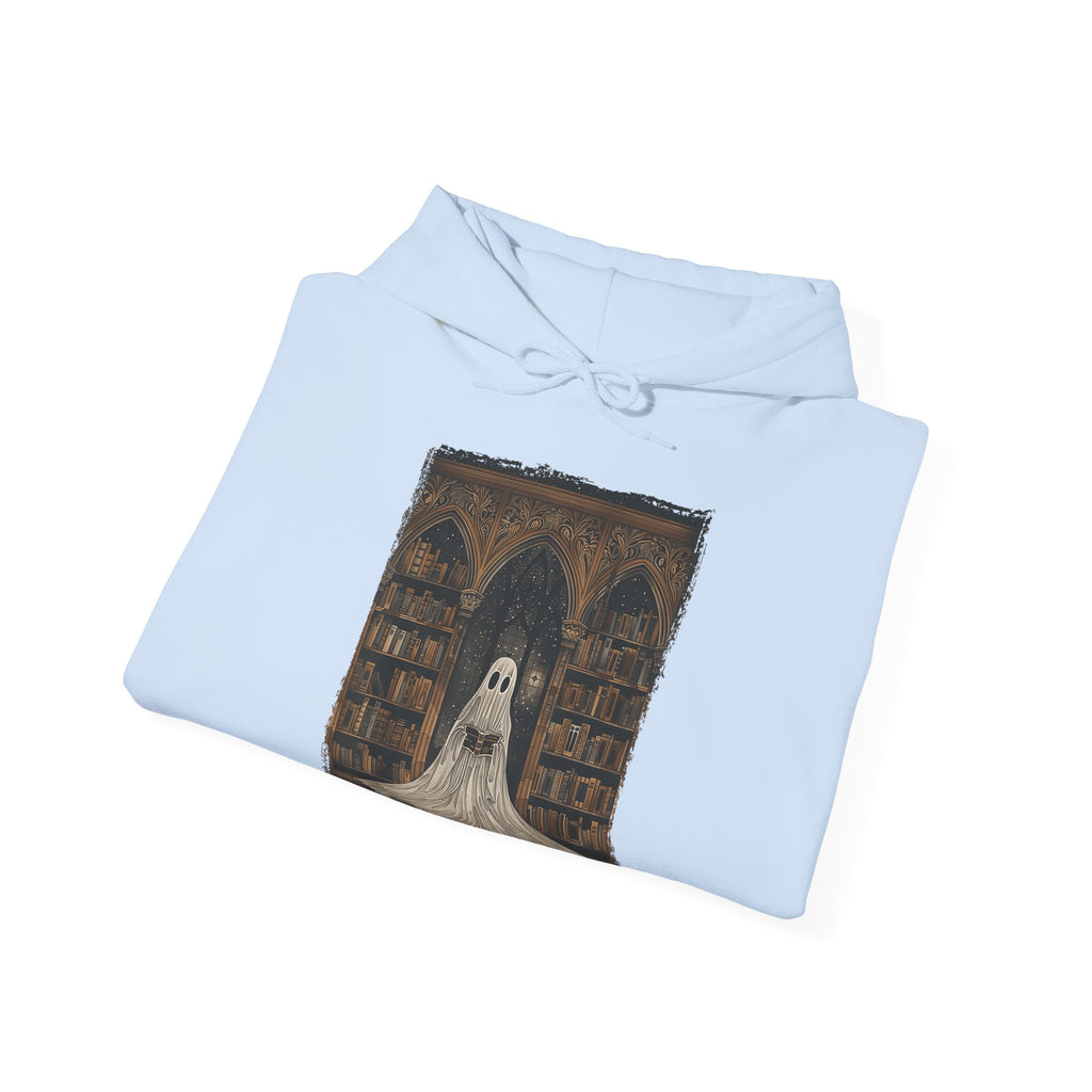 Reading Ghost Library Halloween Librarian Women Hoodie