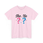 She Or He Gender Reveal Tee