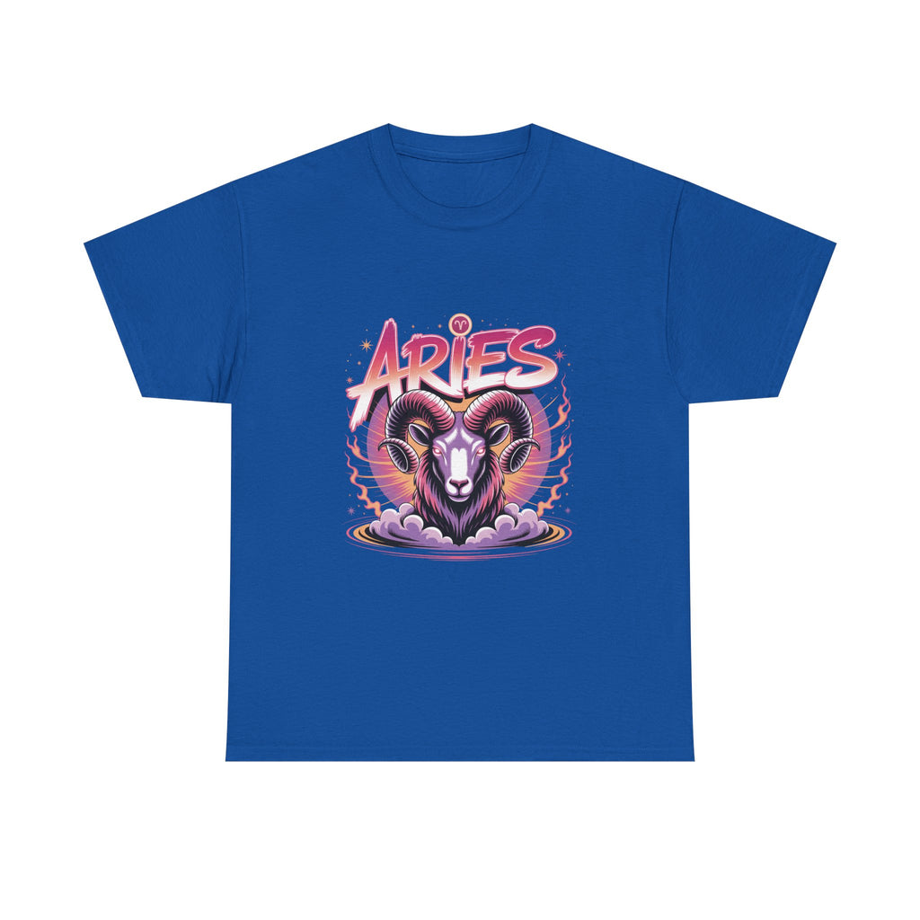 Neon Aries Zodiac Tee