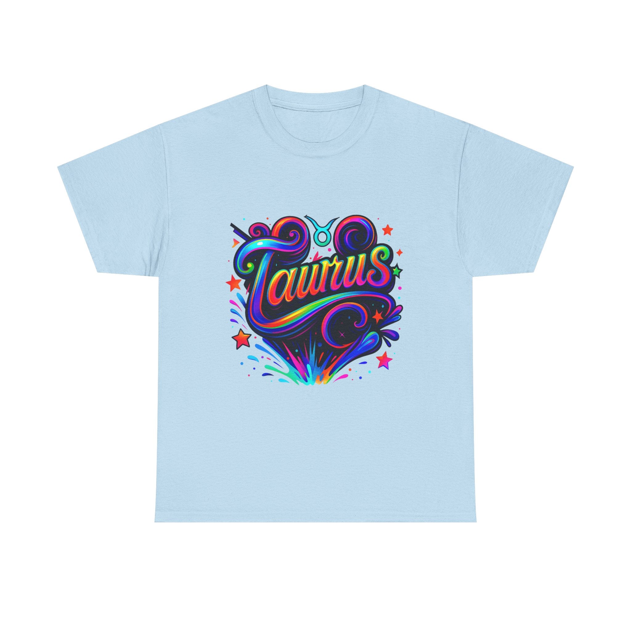 Neon Taurus Zodiac Tee