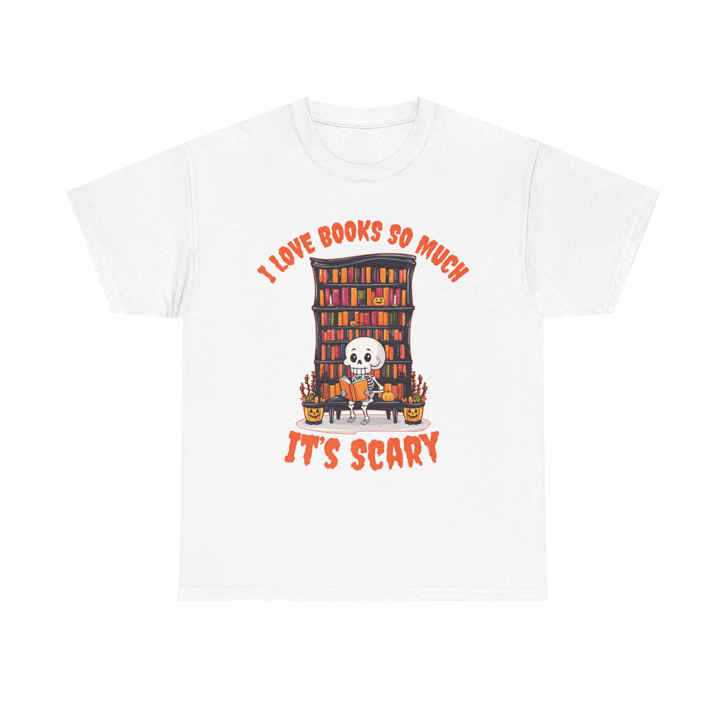Funny Halloween Skeleton Book Lover Reading Adults Kids Book Premium T-Shirt