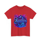 Neon Aquarius Zodiac Tee