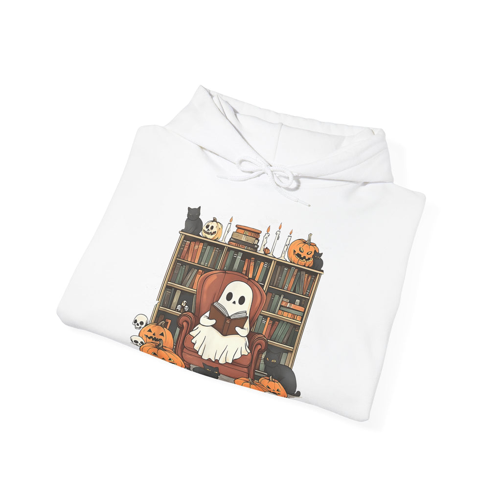 Ghost Library Halloween Hoodie