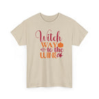 Witch Way To The Wine Halloween Tee