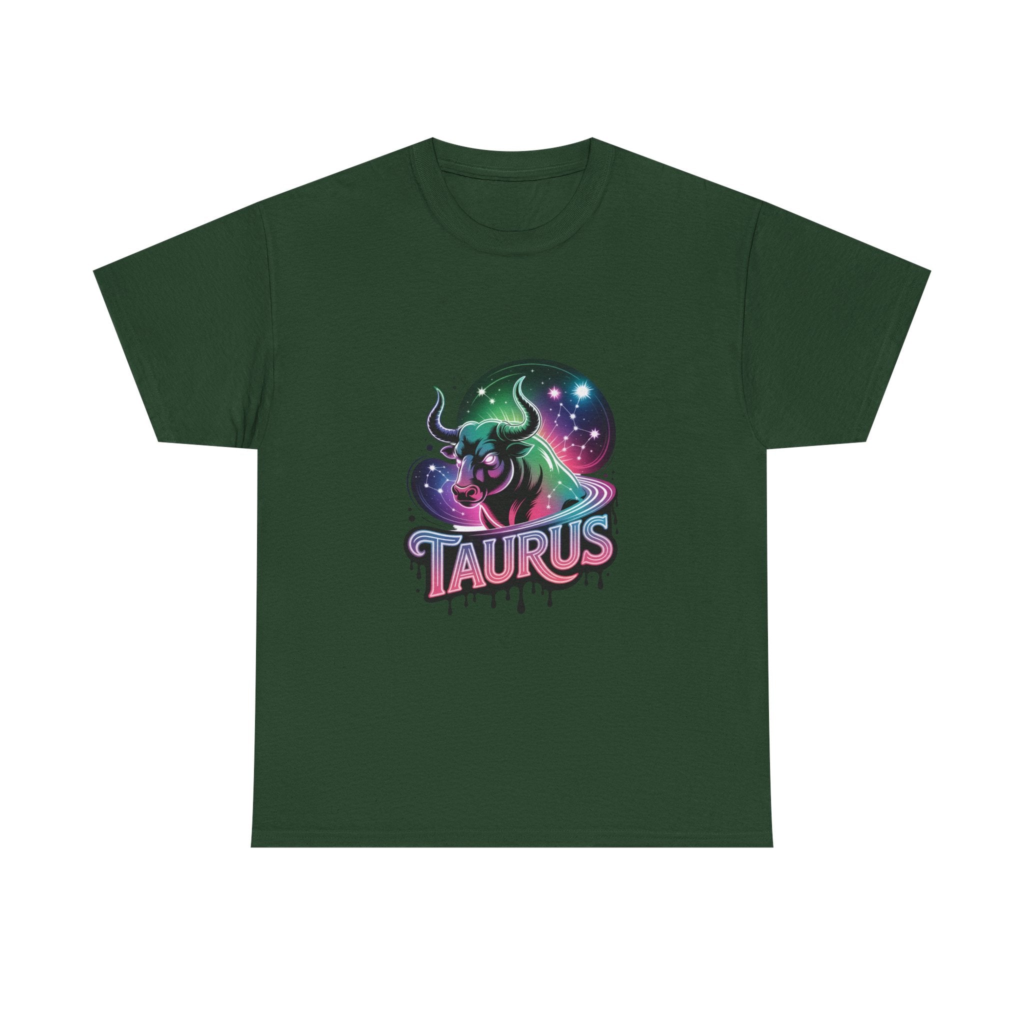Neon Taurus Zodiac Tee