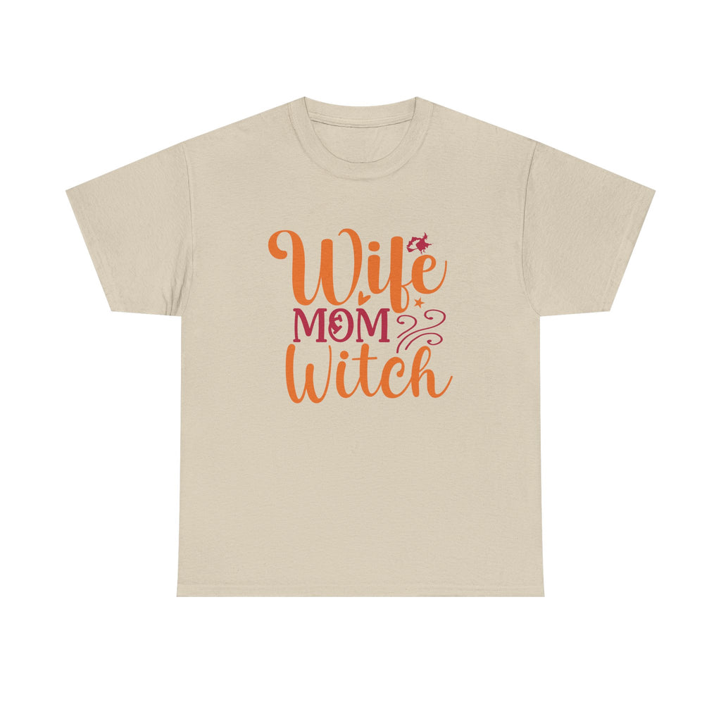 Wife, Mom, Witch graphic T-Shirt