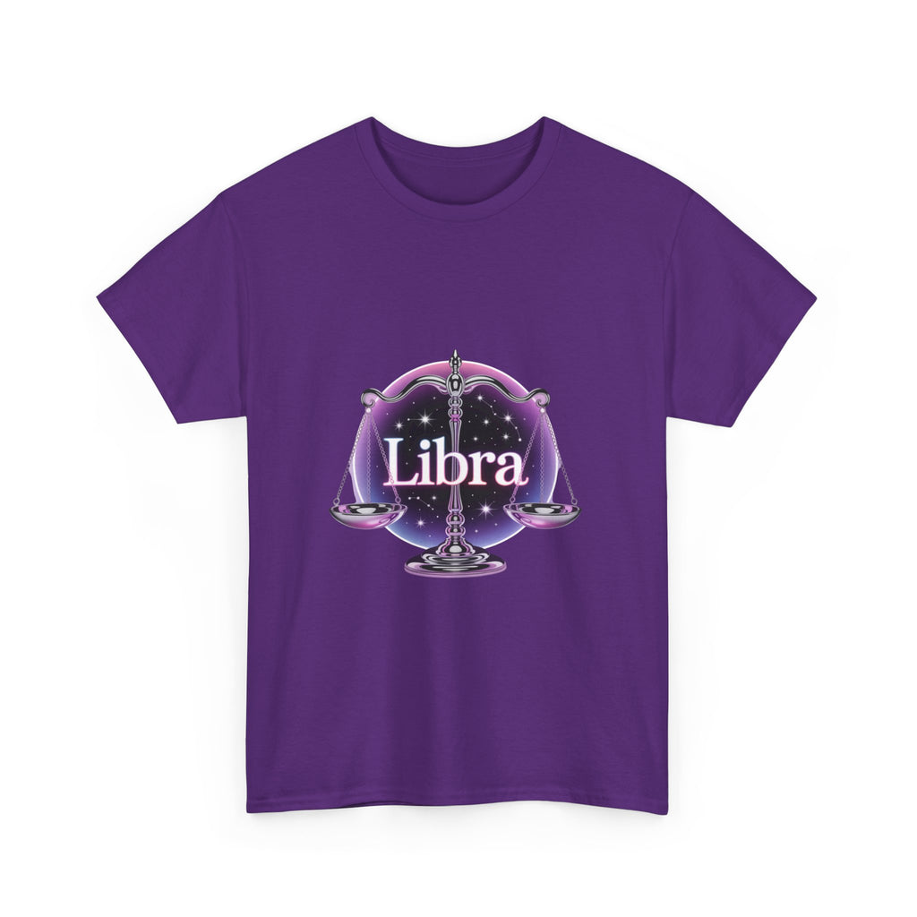 Neon Libra Zodiac Tee