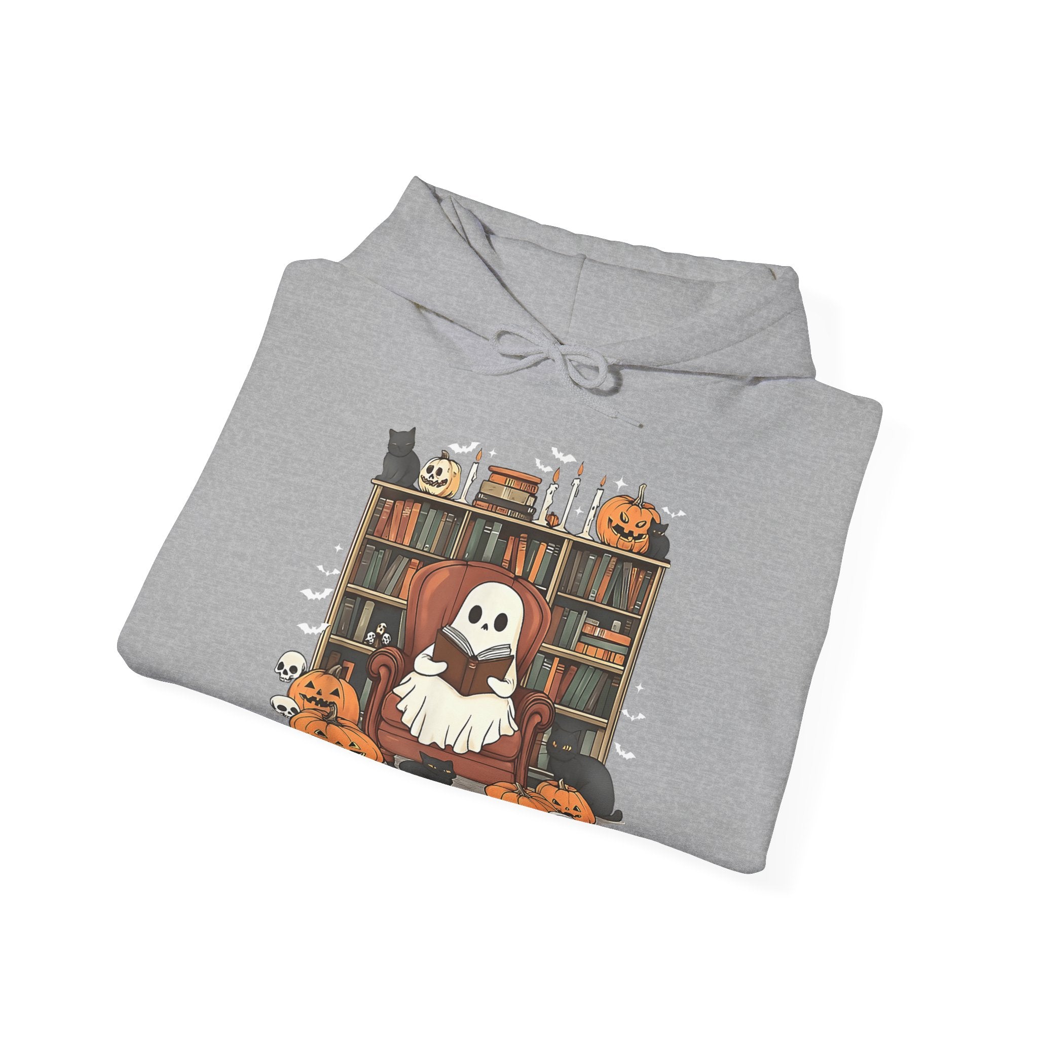 Ghost Library Halloween Hoodie