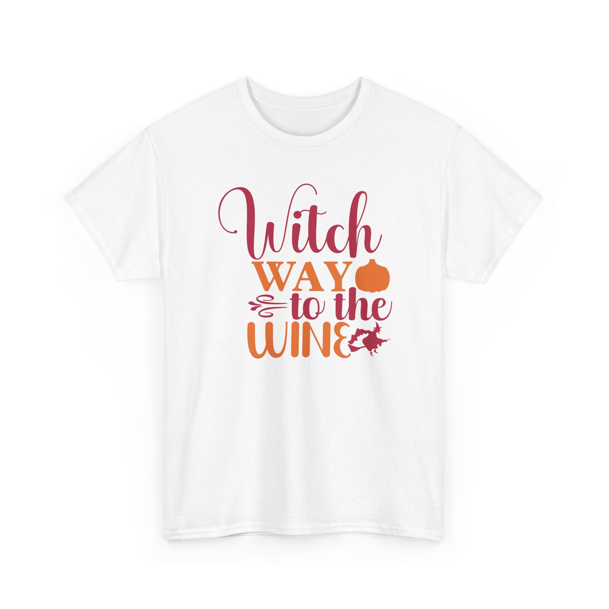 Witch Way To The Wine Halloween Tee