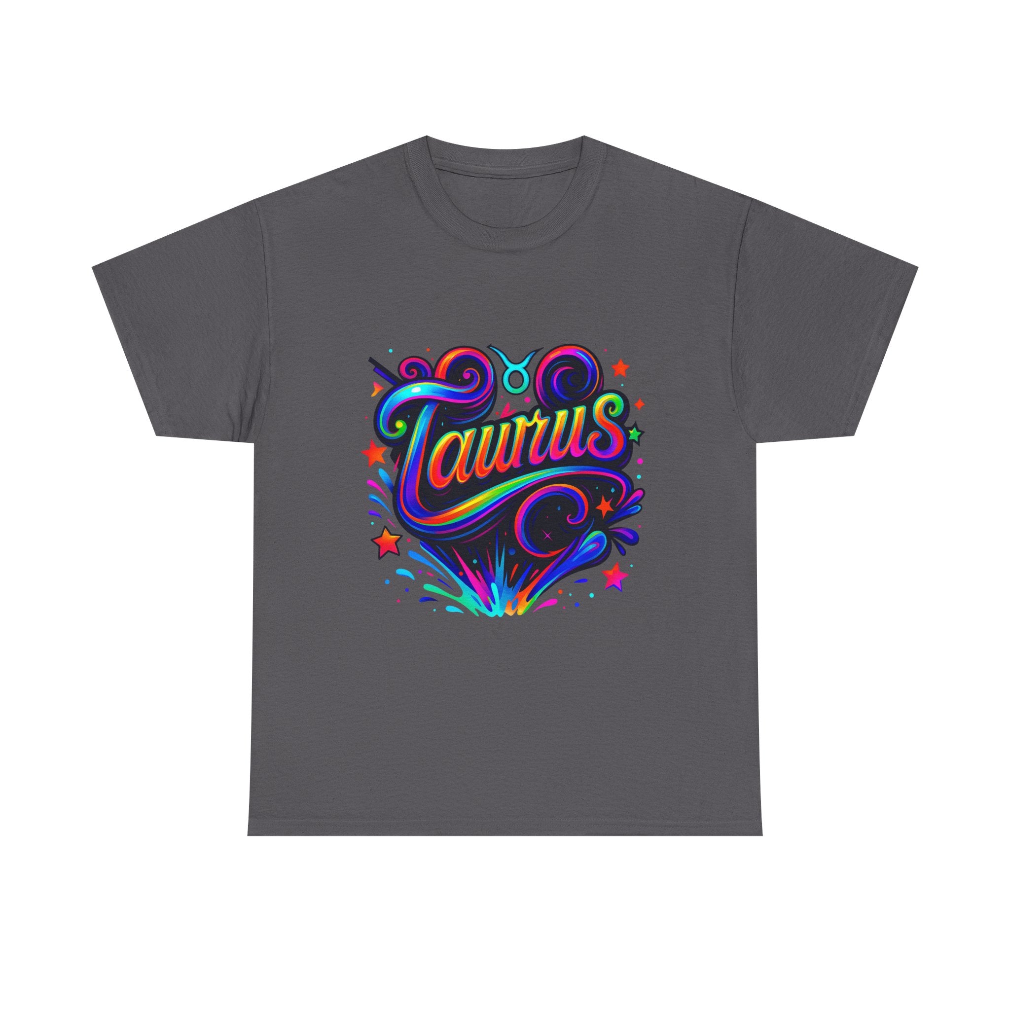 Neon Taurus Zodiac Tee