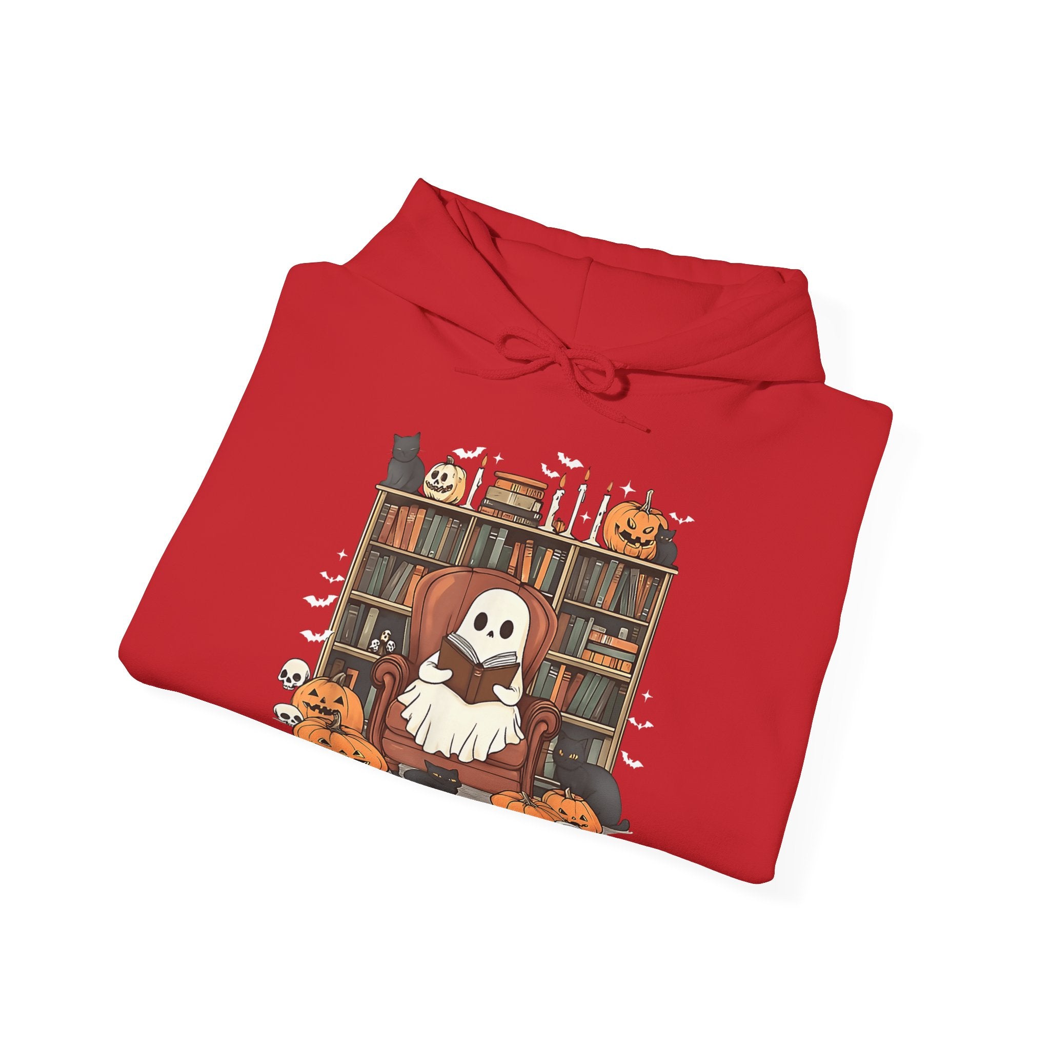 Ghost Library Halloween Hoodie