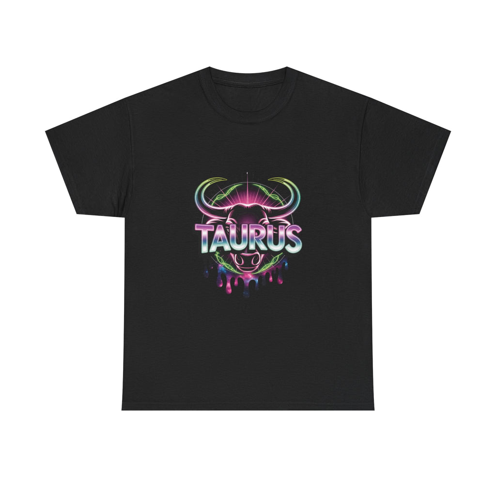Neon Taurus Zodiac Tee
