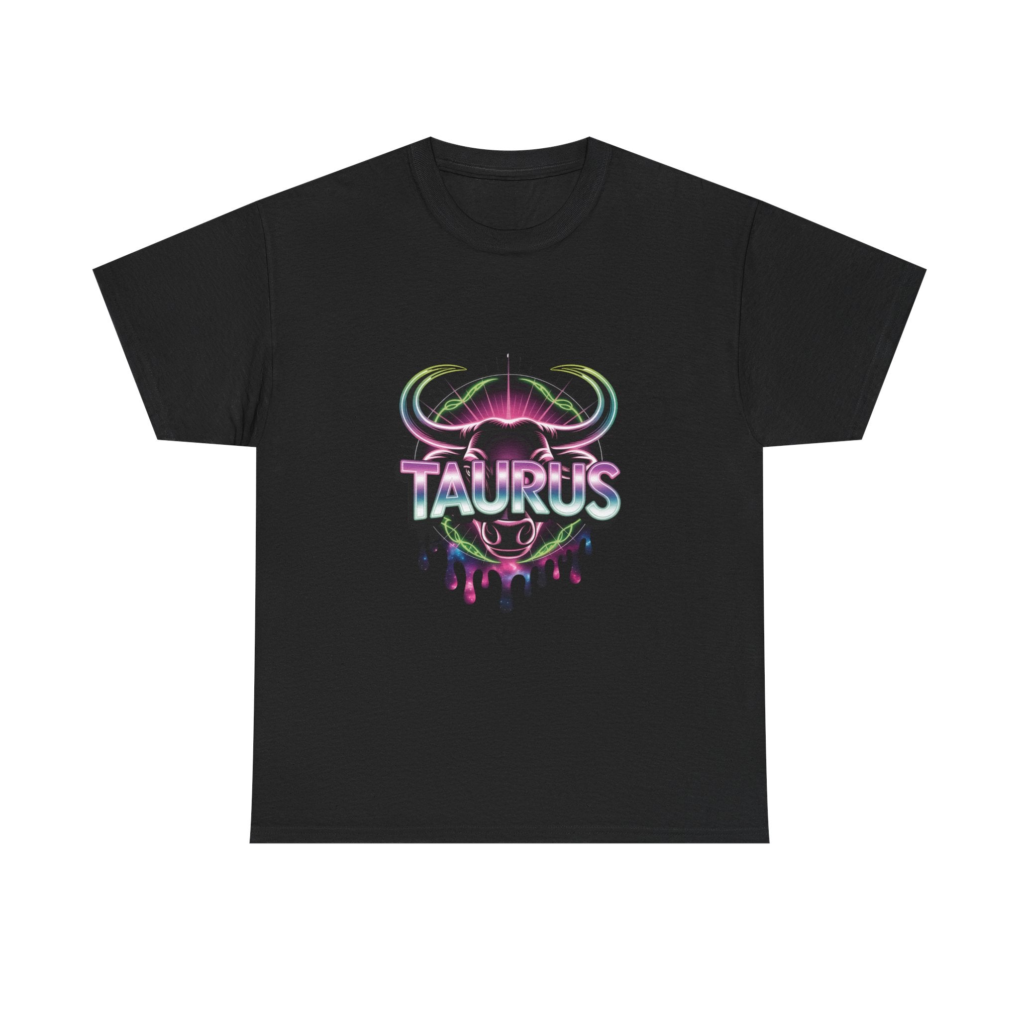 Neon Taurus Zodiac Tee