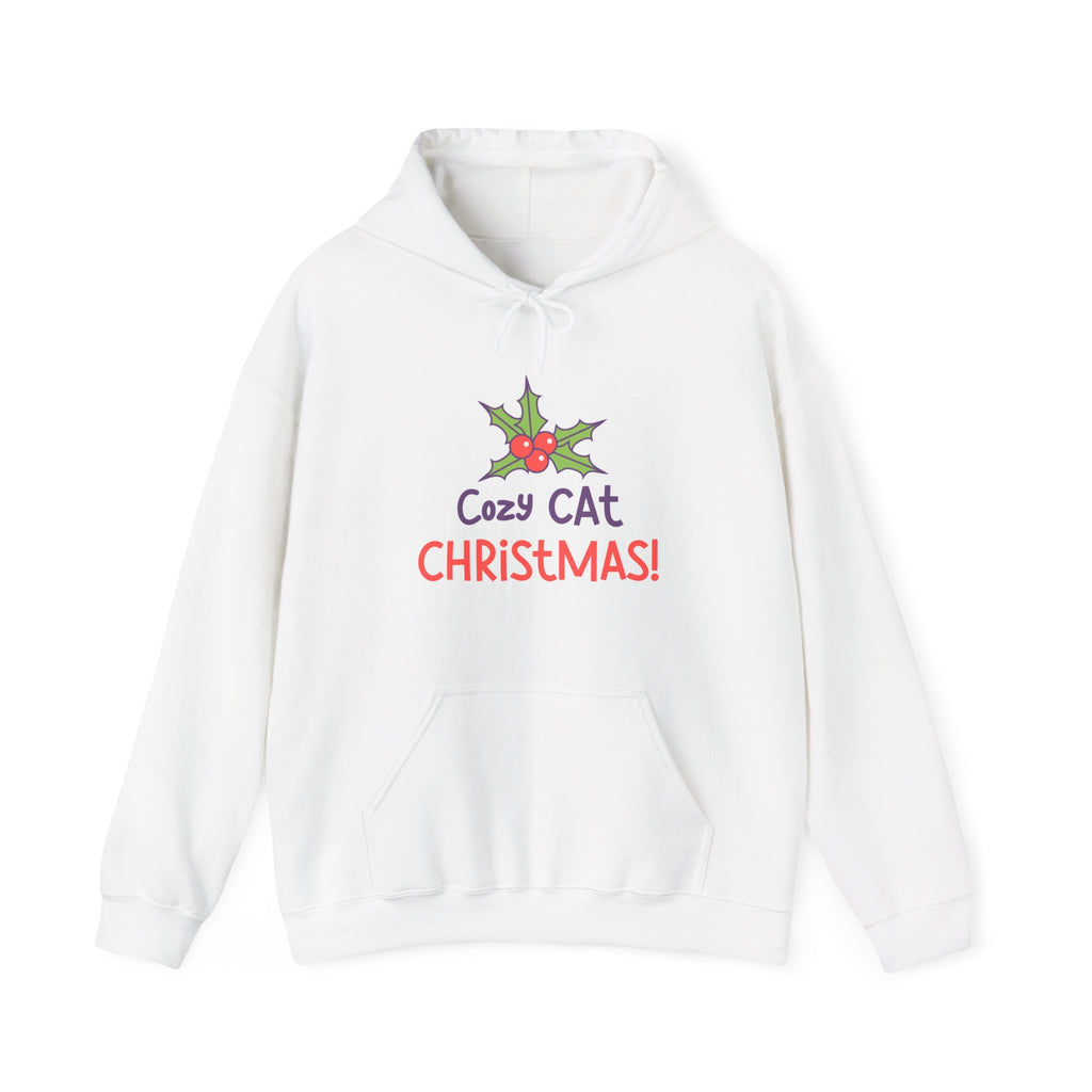 Cozy Cat Christmas Hoodie