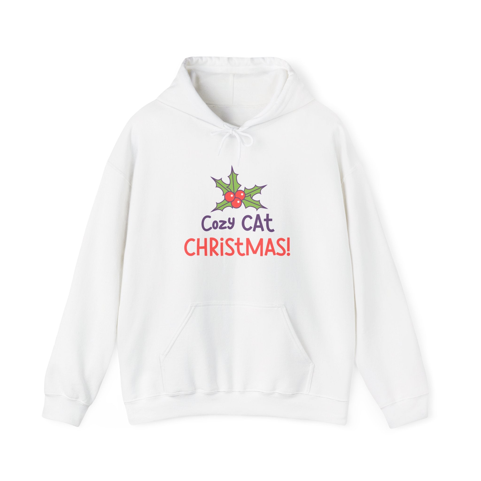 Cozy Cat Christmas Hoodie