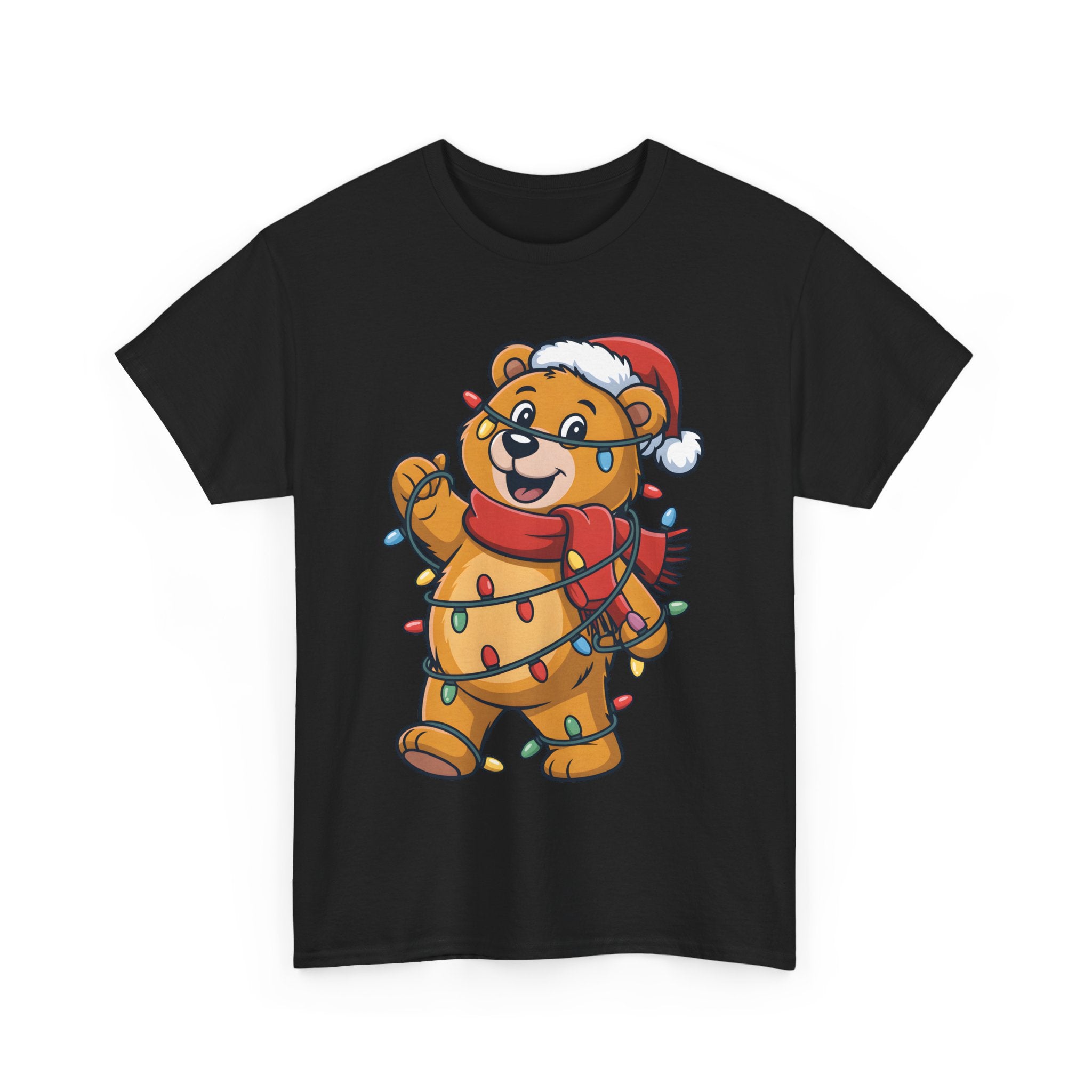 happy Christmas Teddy bear graphic Tee