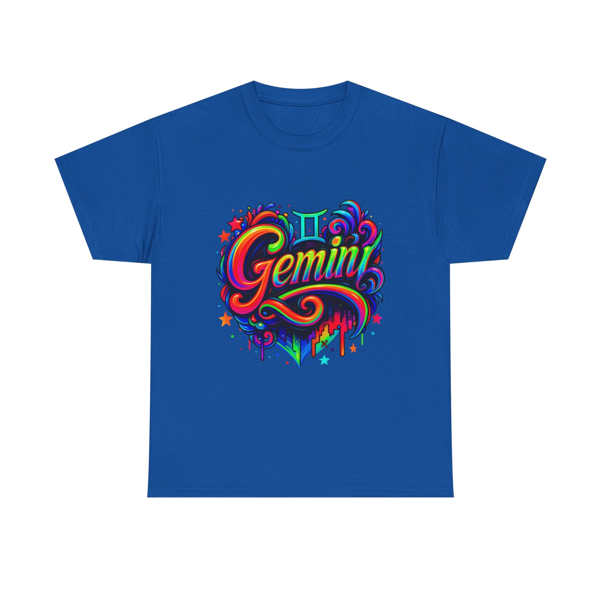 Neon Gemini Zodiac Tee