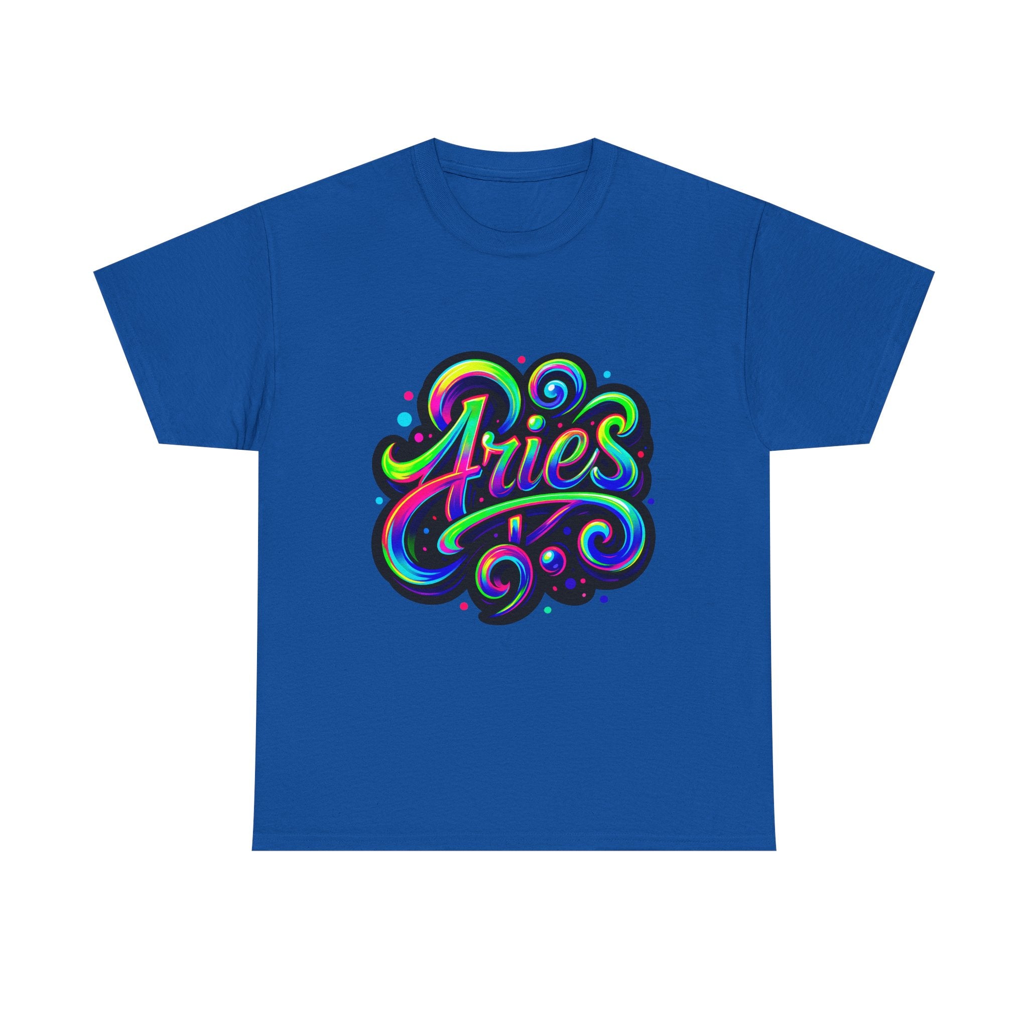 Neon Aries Zodiac Tee