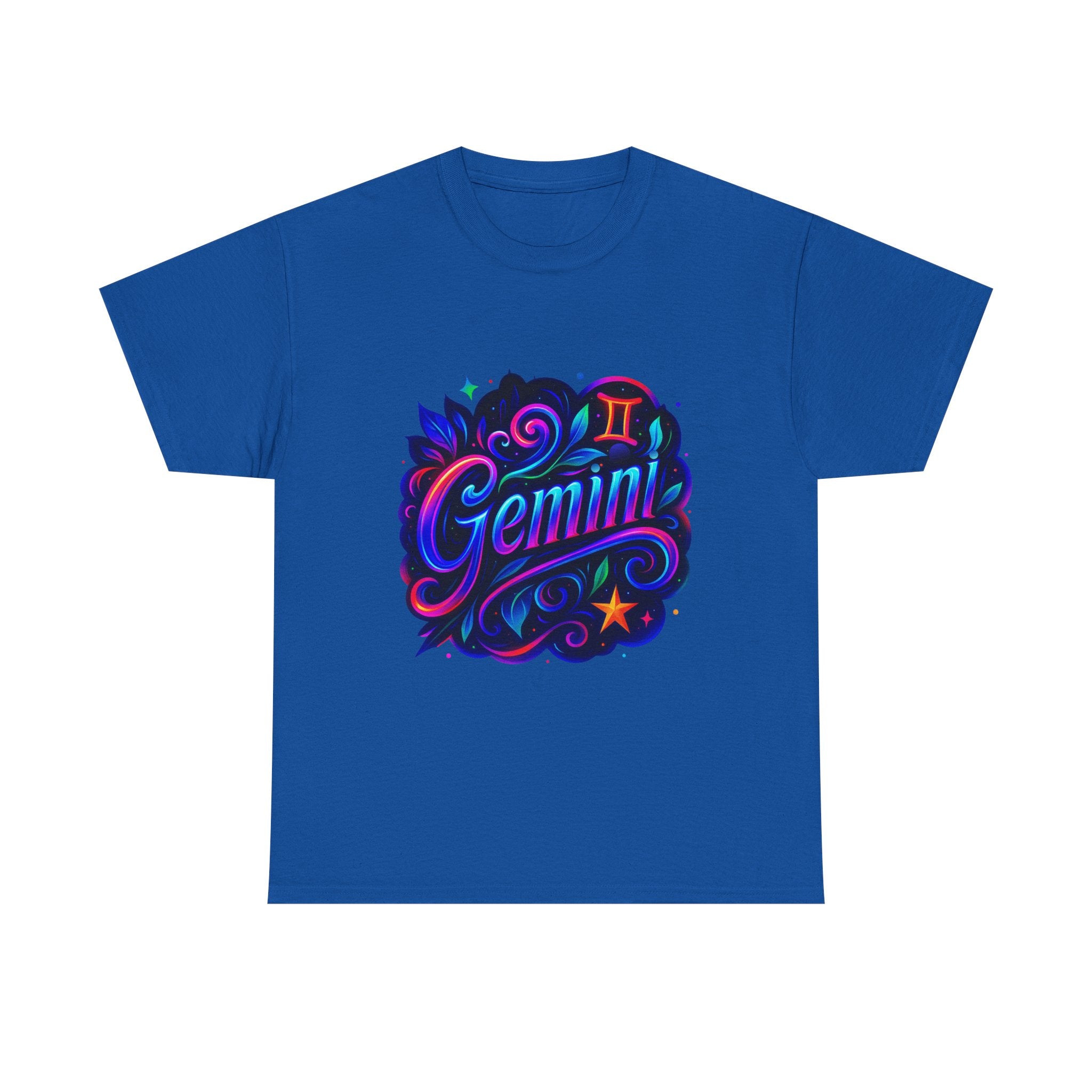 Neon Gemini Zodiac Tee