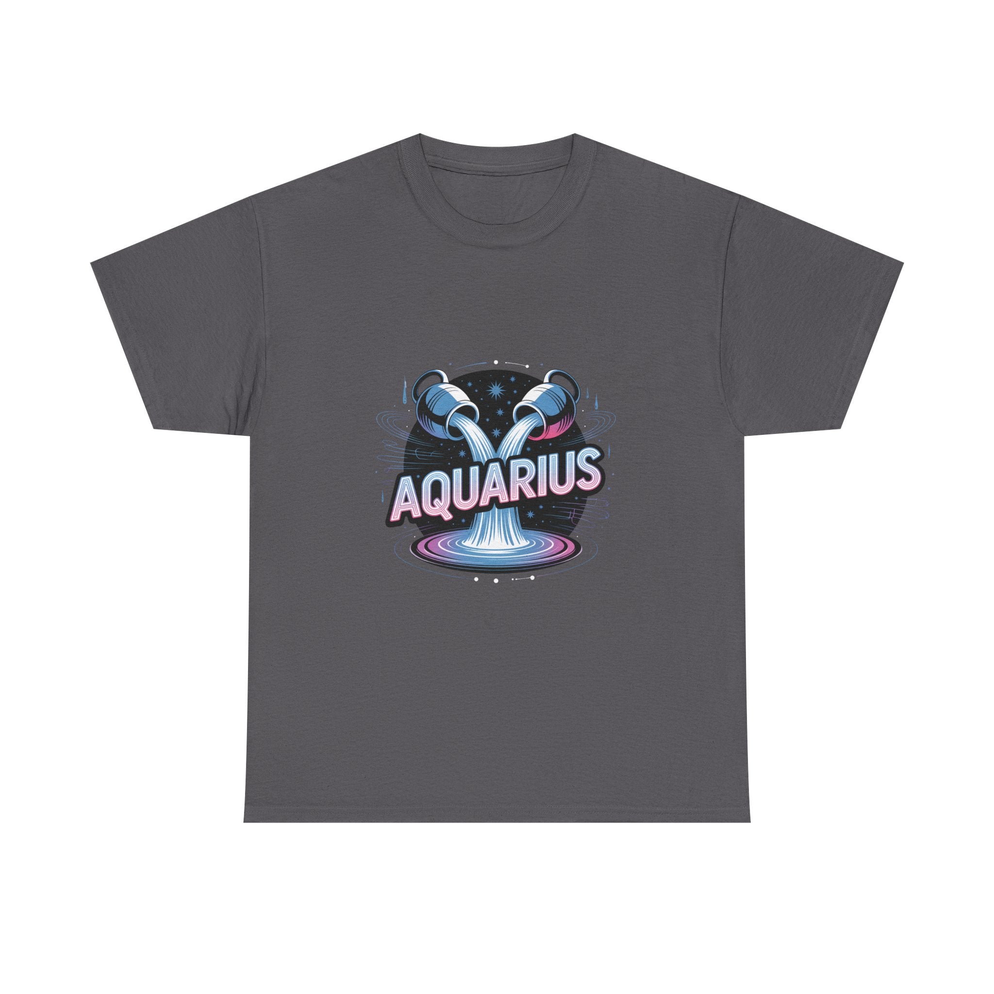 Neon Aquarius Zodiac Tee