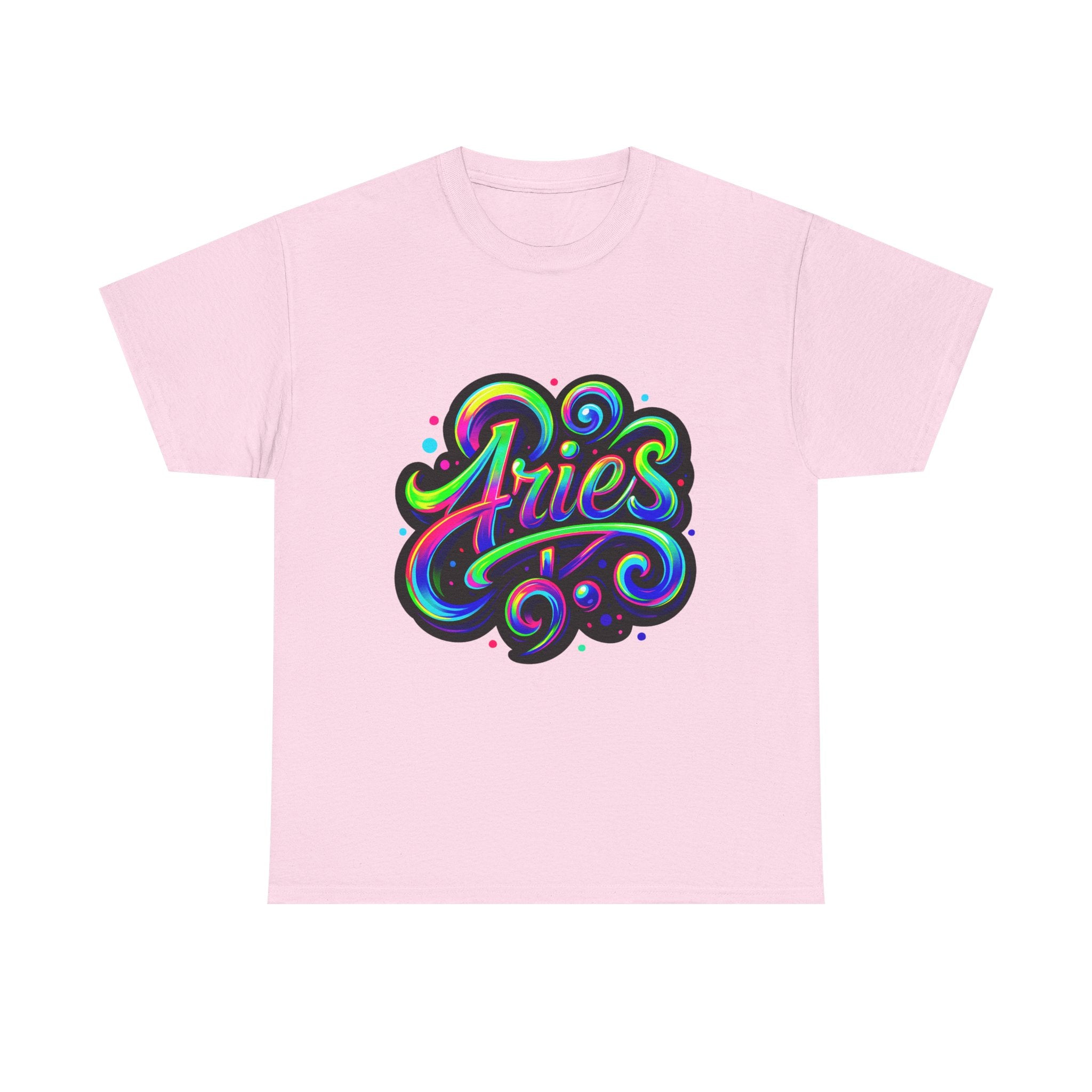 Neon Aries Zodiac Tee