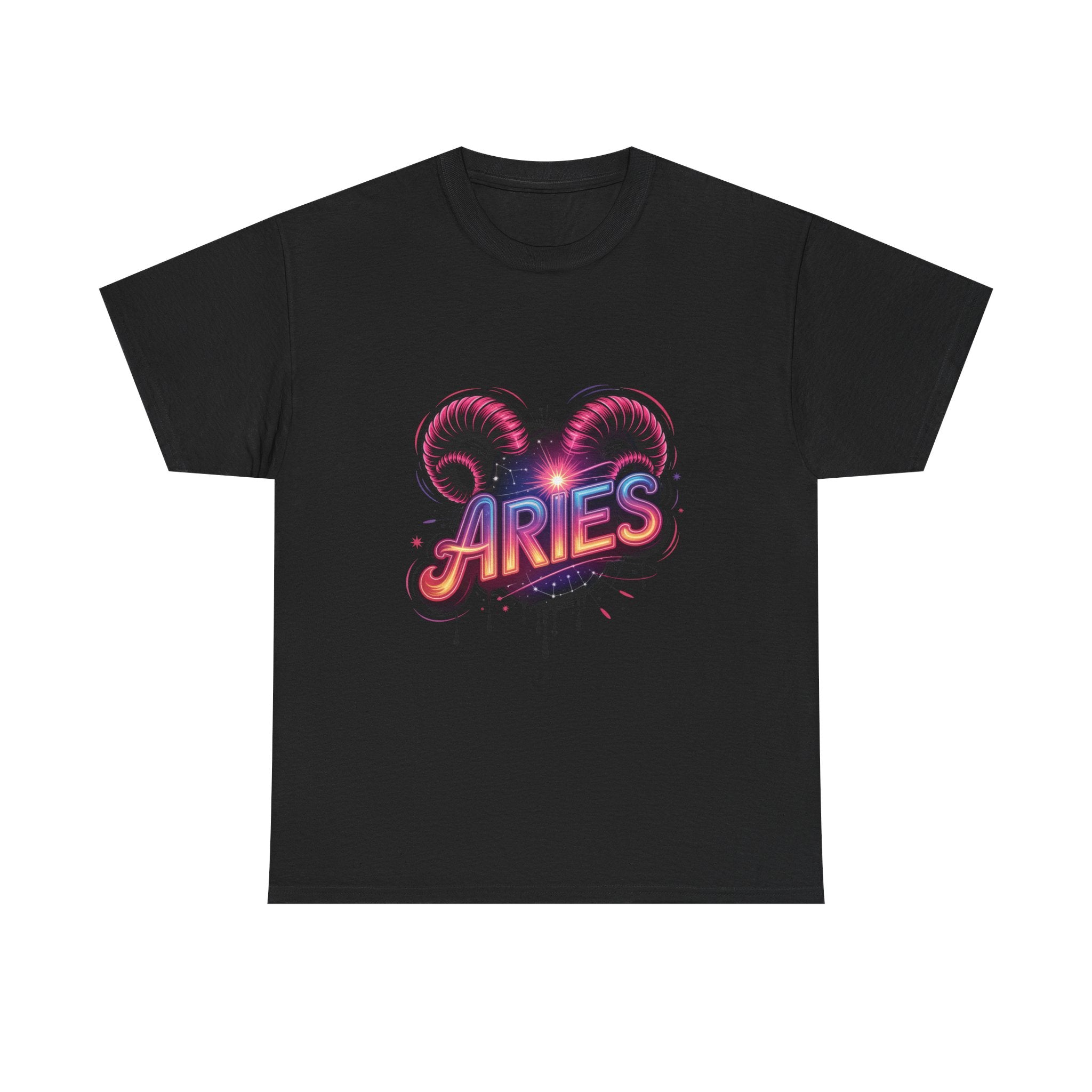 Neon Aries Zodiac Tee