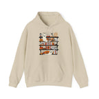 Funny Ghost Book Lovers Halloween Library Spooky Season Hoodie