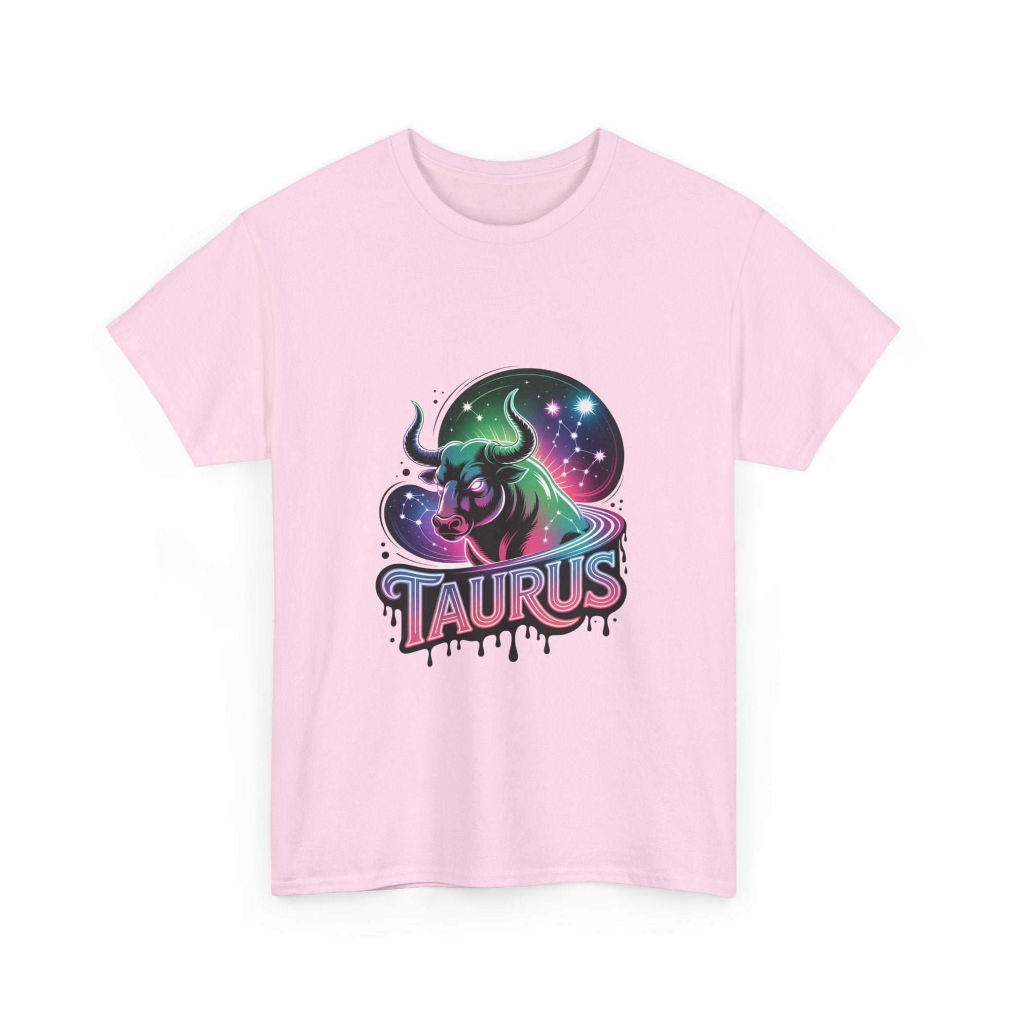 Neon Taurus Zodiac Tee