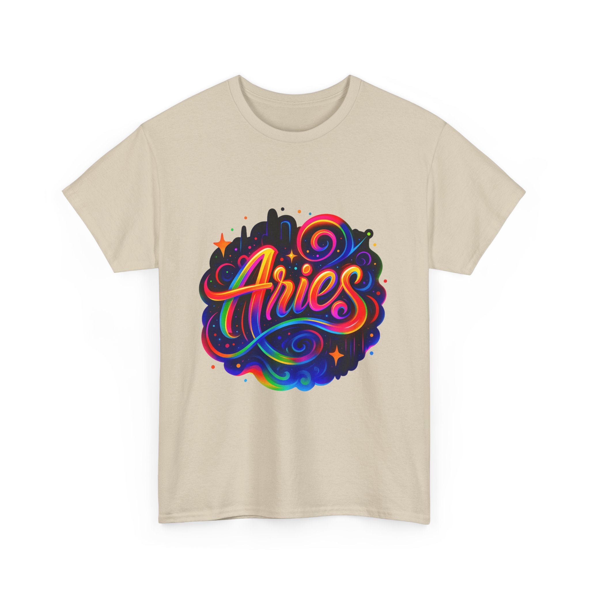 Neon Aries Zodiac Tee