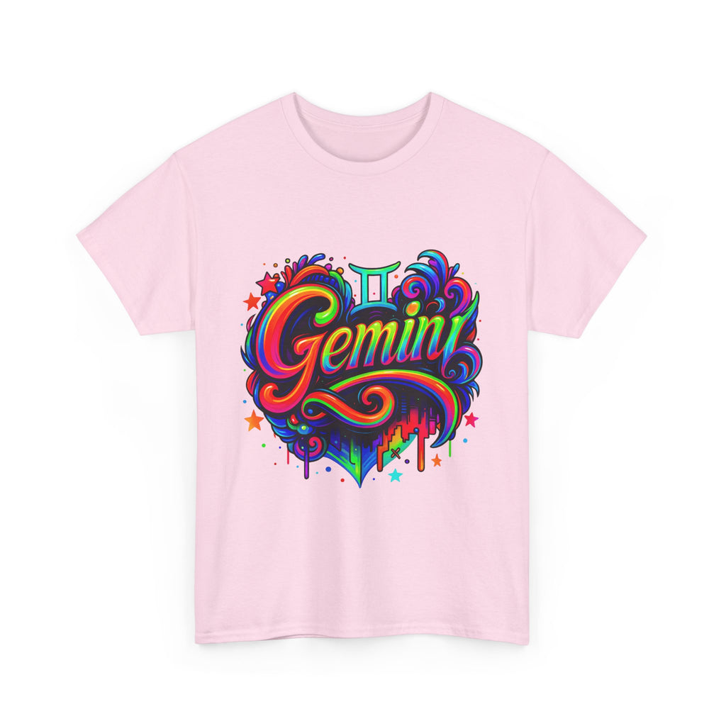 Neon Gemini Zodiac Tee