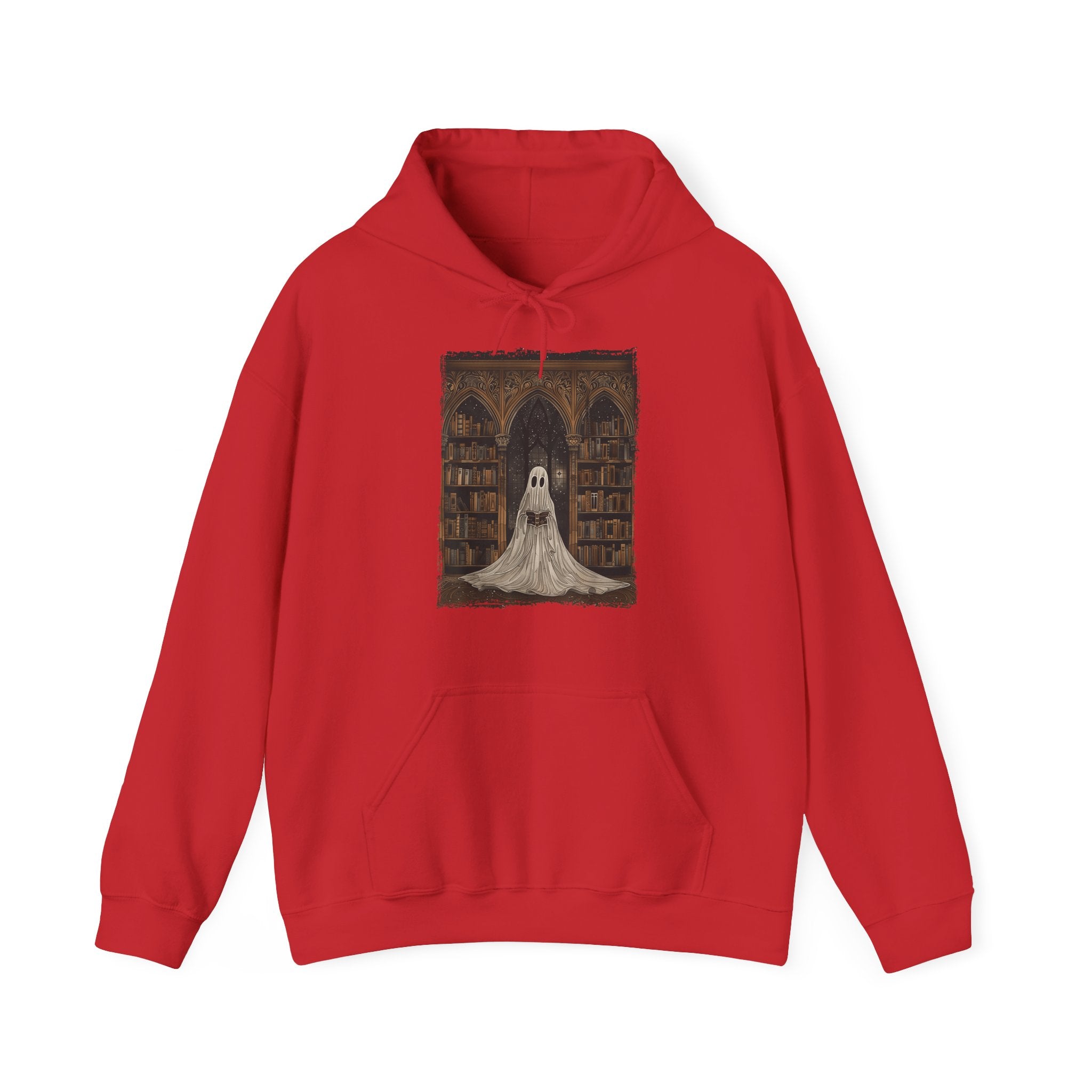 Reading Ghost Library Halloween Librarian Women Hoodie
