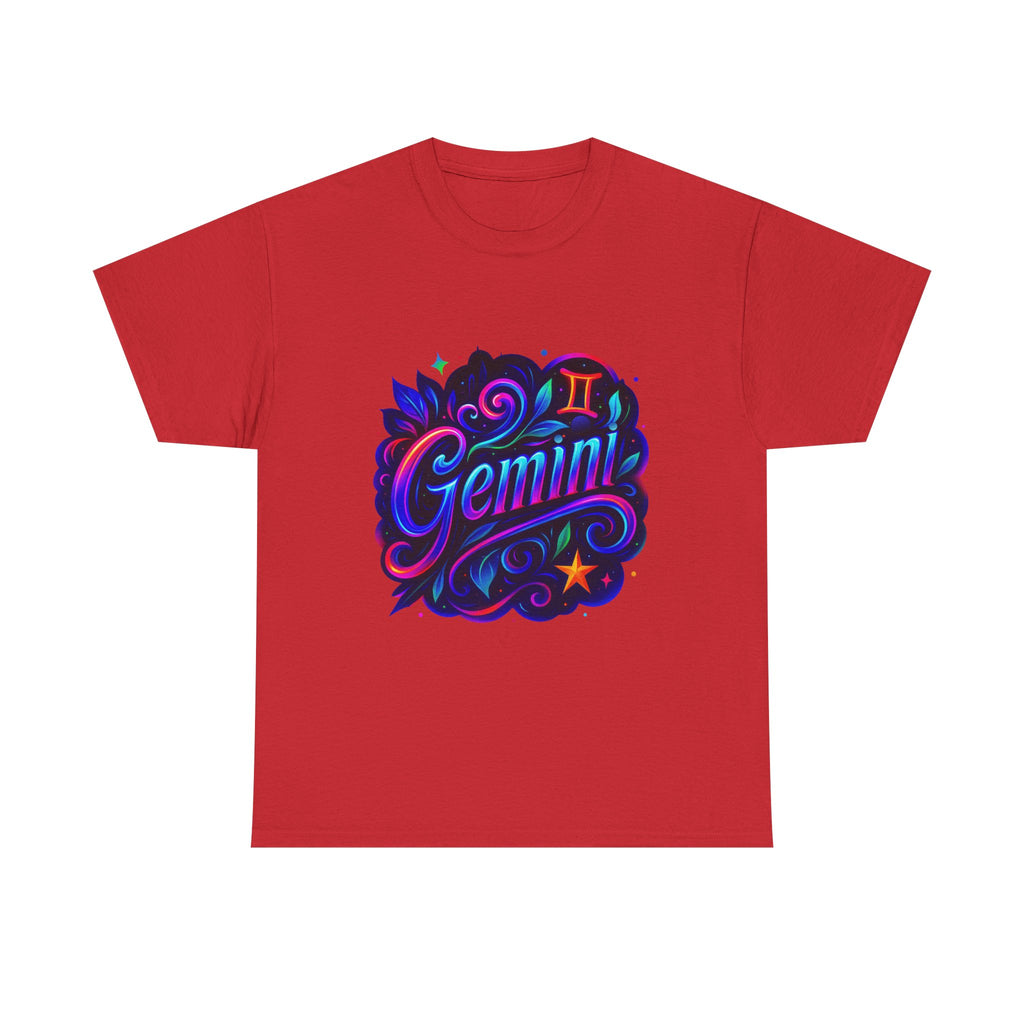 Neon Gemini Zodiac Tee