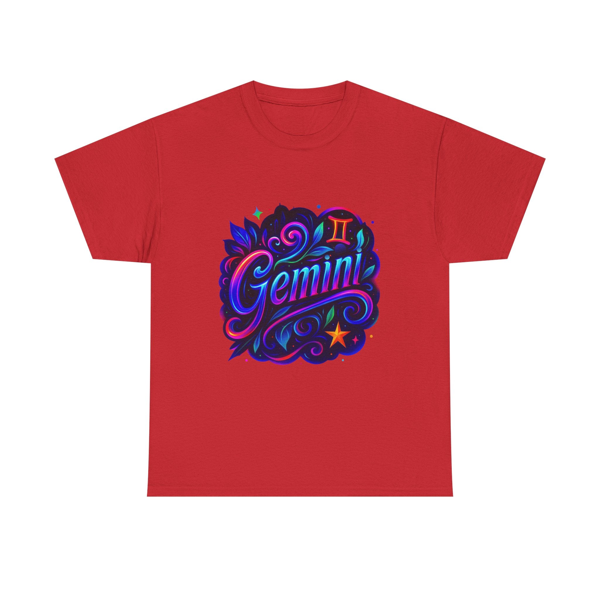 Neon Gemini Zodiac Tee