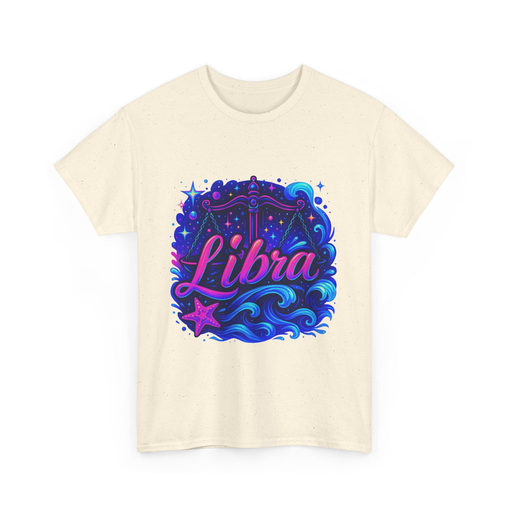 Neon Libra Zodiac Tee