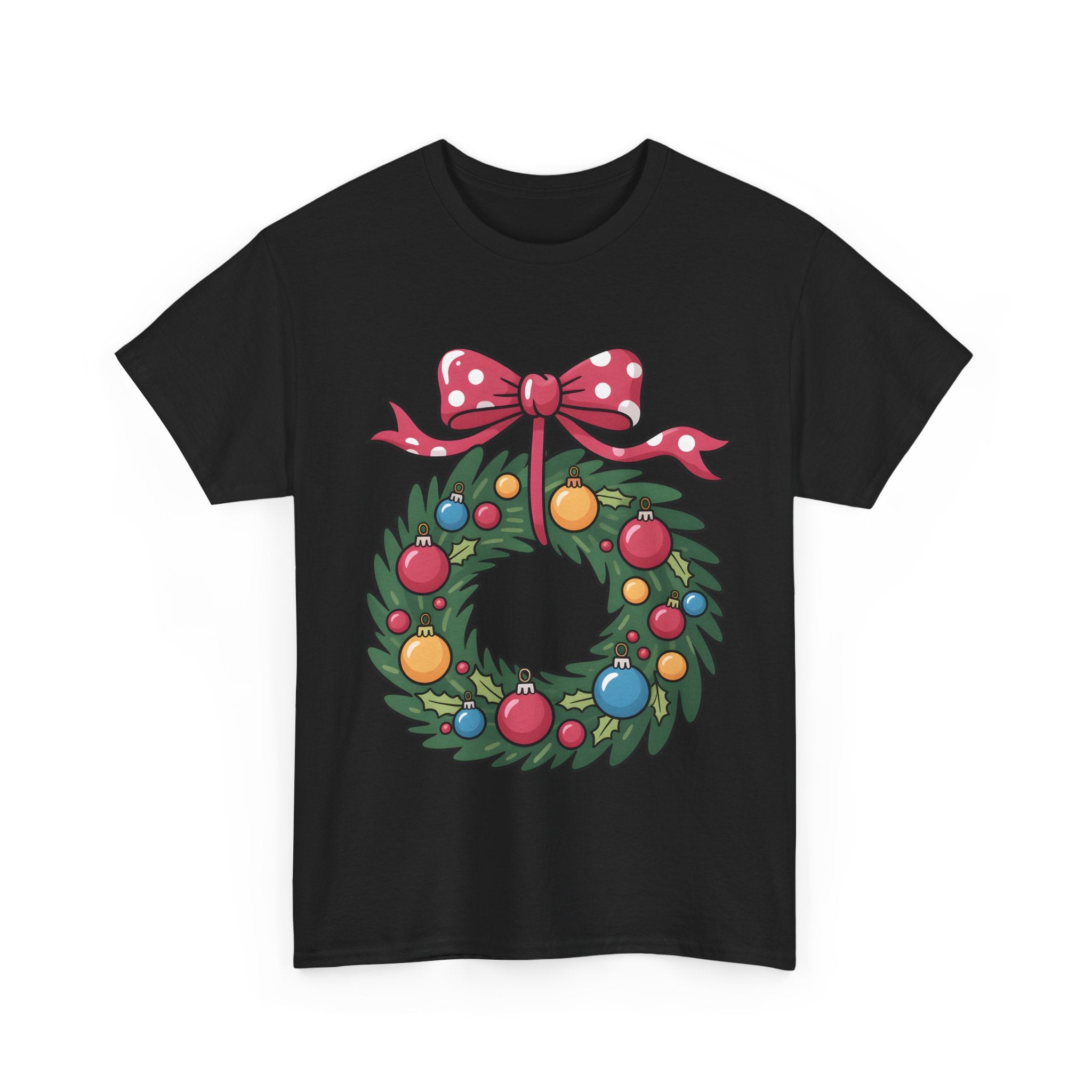 Christmas Wreath graphic Tee