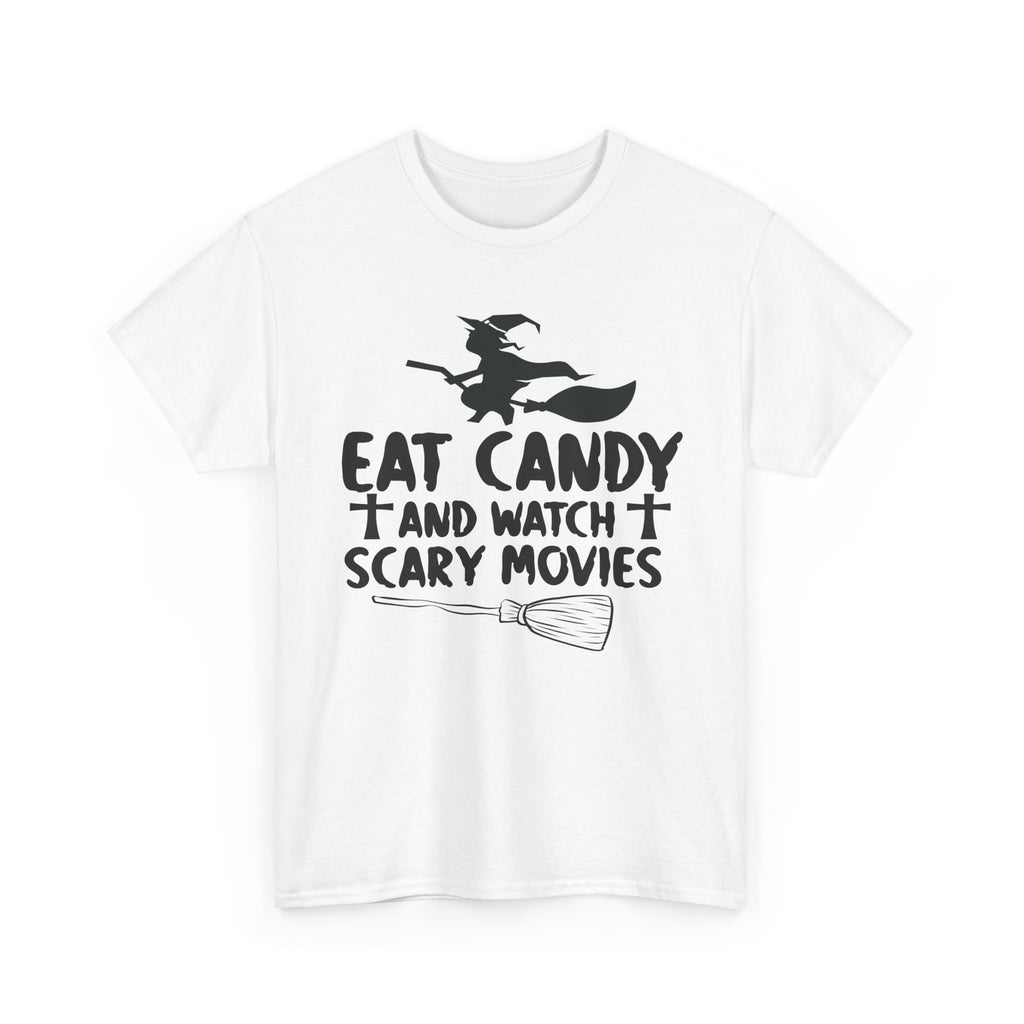 Eat Candy And Watch Scary Movies Halloween T-Shirt