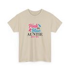 Graphic Tee - Pink or Blue Auntie Loves You Shirt