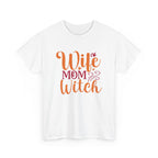 Wife, Mom, Witch graphic T-Shirt