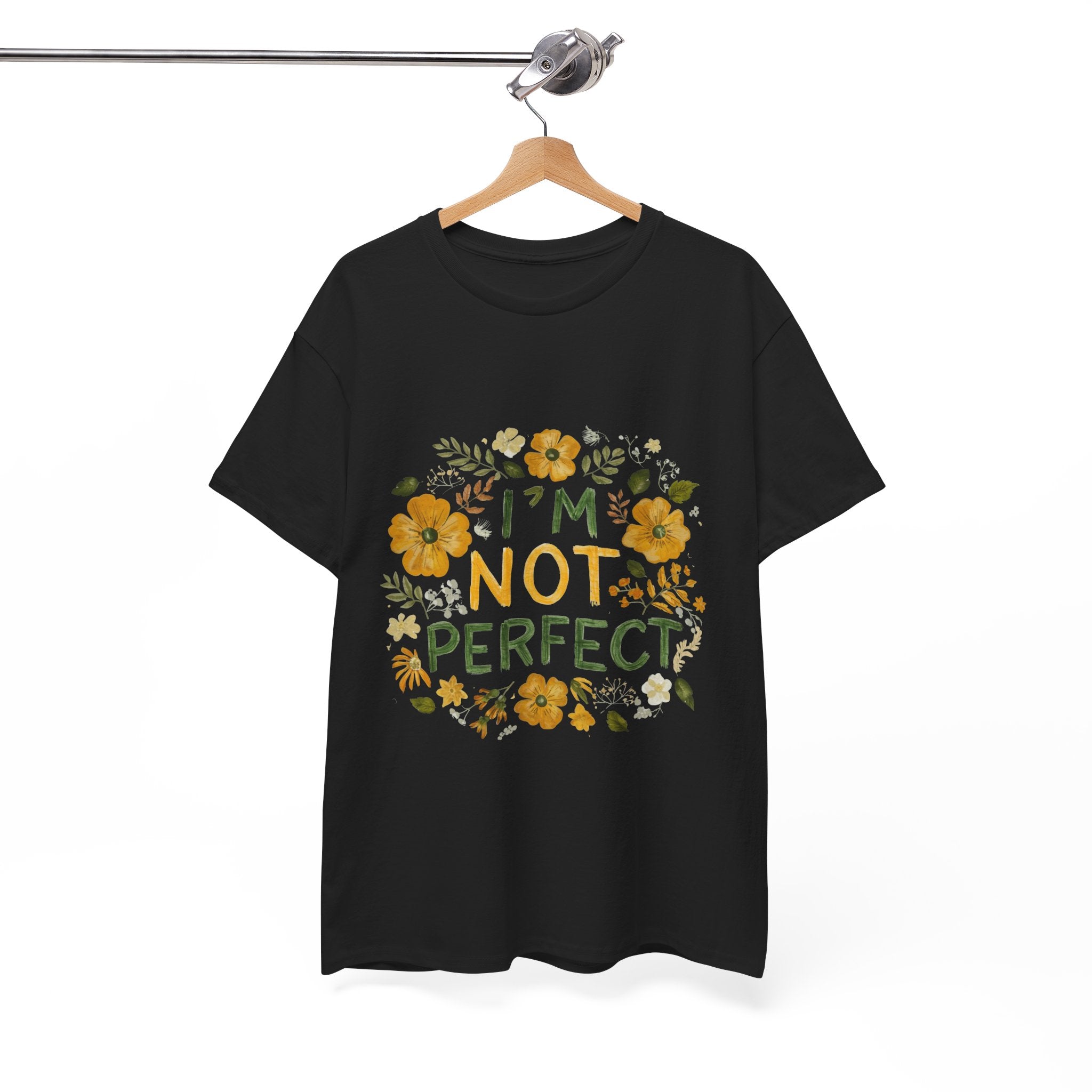 I Am Not Perfect Floral Tee