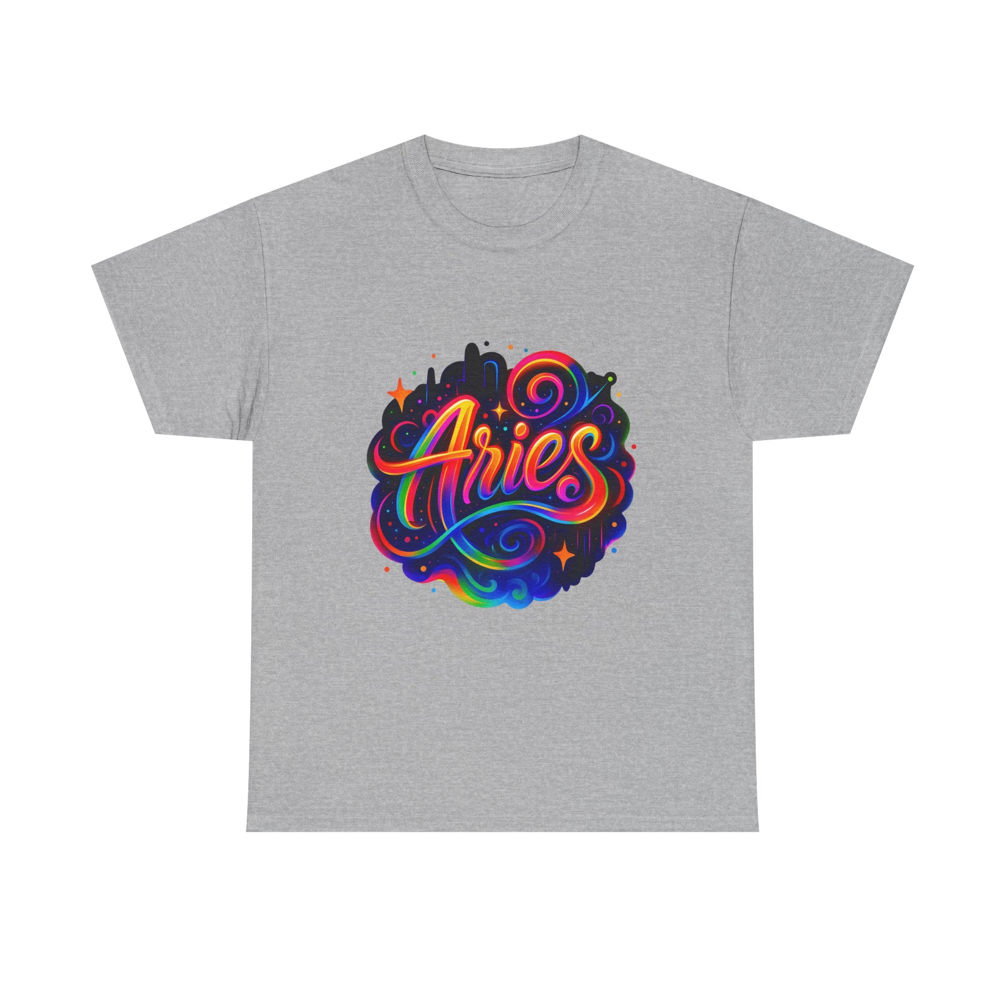 Neon Aries Zodiac Tee